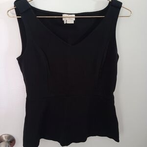 Elegant Black Sleeveless Top